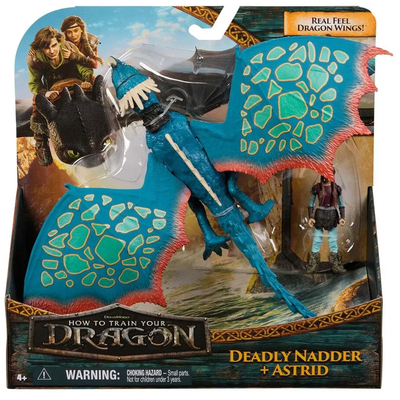 Dragetreneren Viking & Drage Deadly Nadder & Astrid Lekesett