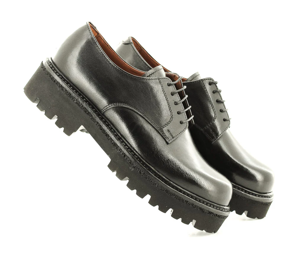 UPPER SHOES - DERBY D510 NOIR