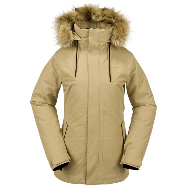 Veste de ski VOLCOM FAWN INS JACKET DARK KHAKI