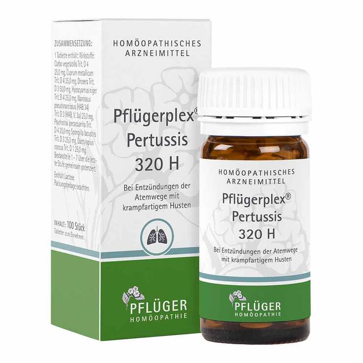 Pflügerplex Pertussis 320 H Tabletten, 100 St