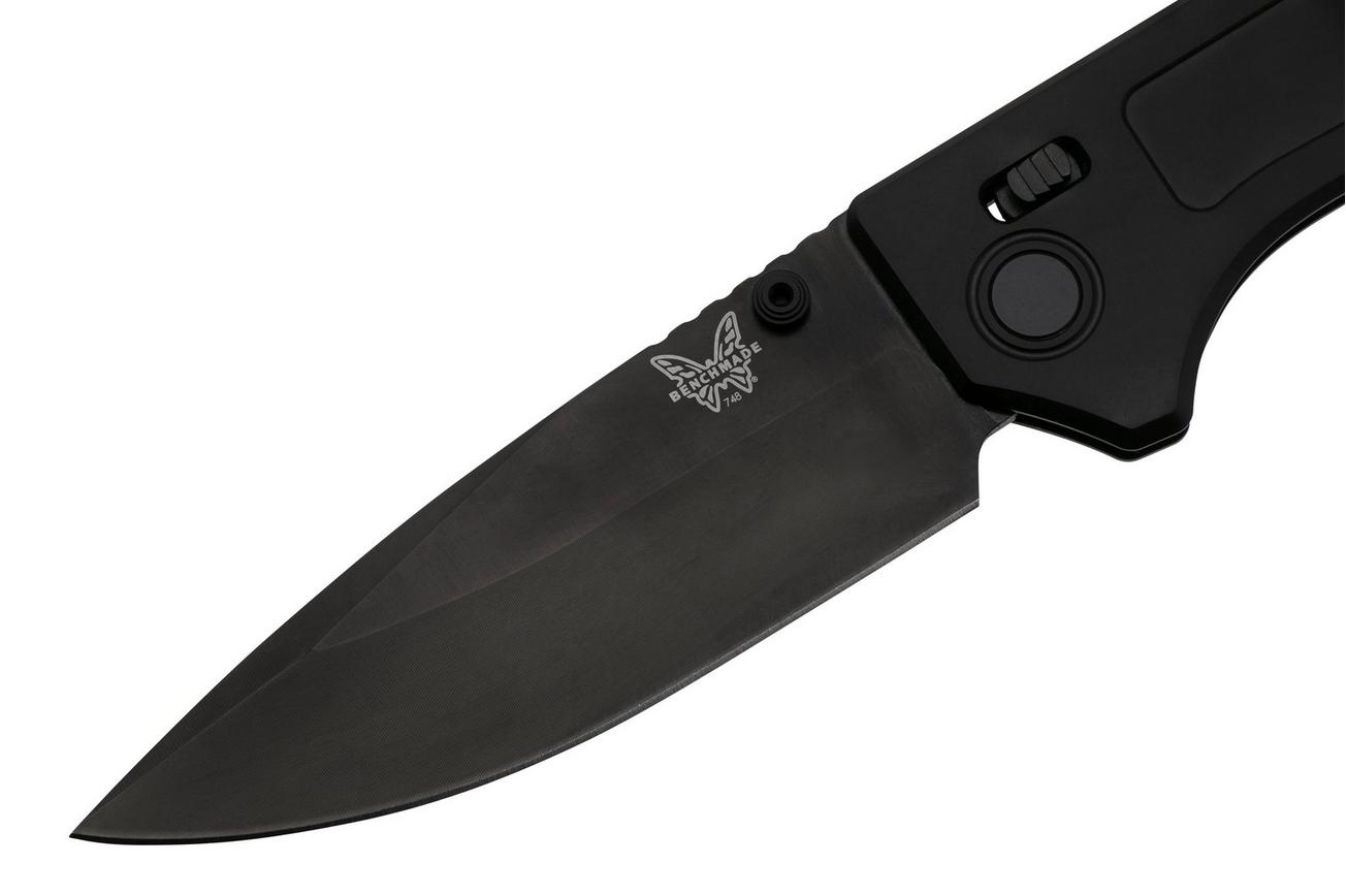Benchmade Narrows 748BK-01, Black DLC M390, Black Titanium, zakmes