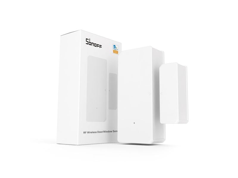 SONOFF WLAN-Tür-/Fensterkontakt DW2-RF DC 12 V WiFi Drahtloser Tür und Fenster-Sensor