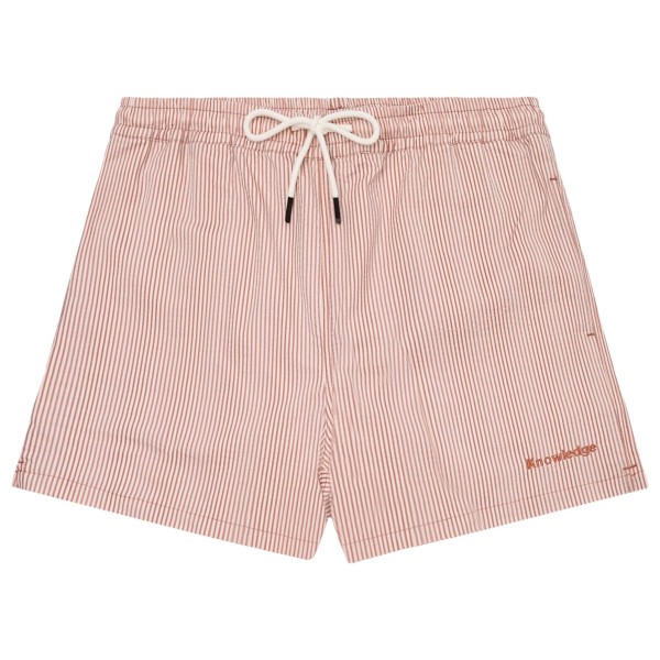 KnowledgeCotton Apparel - Mid-Thigh Stripe Seersucker Swimshorts - Short de bain