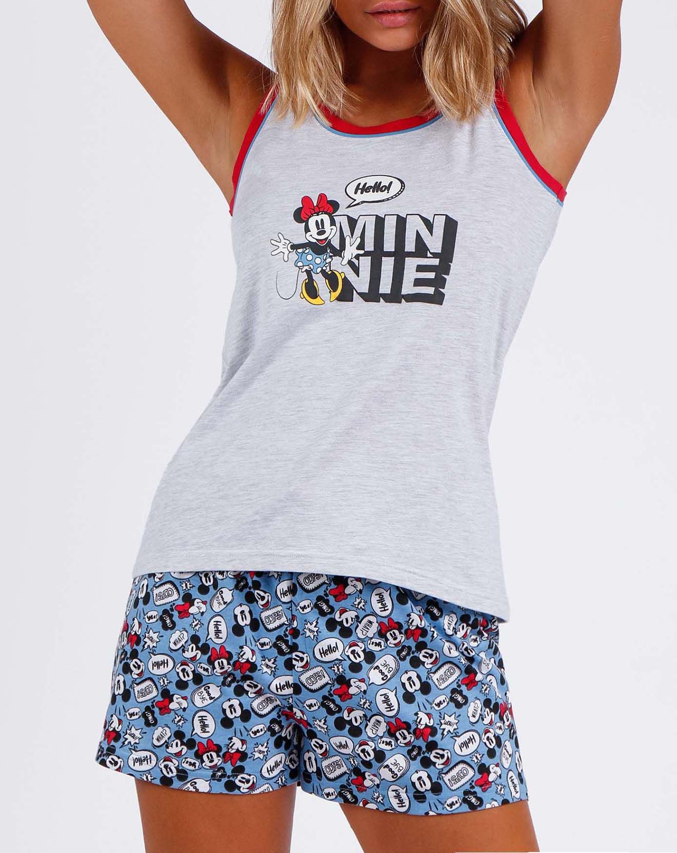 28 Pyjama T-Shirt & Short jasper gris