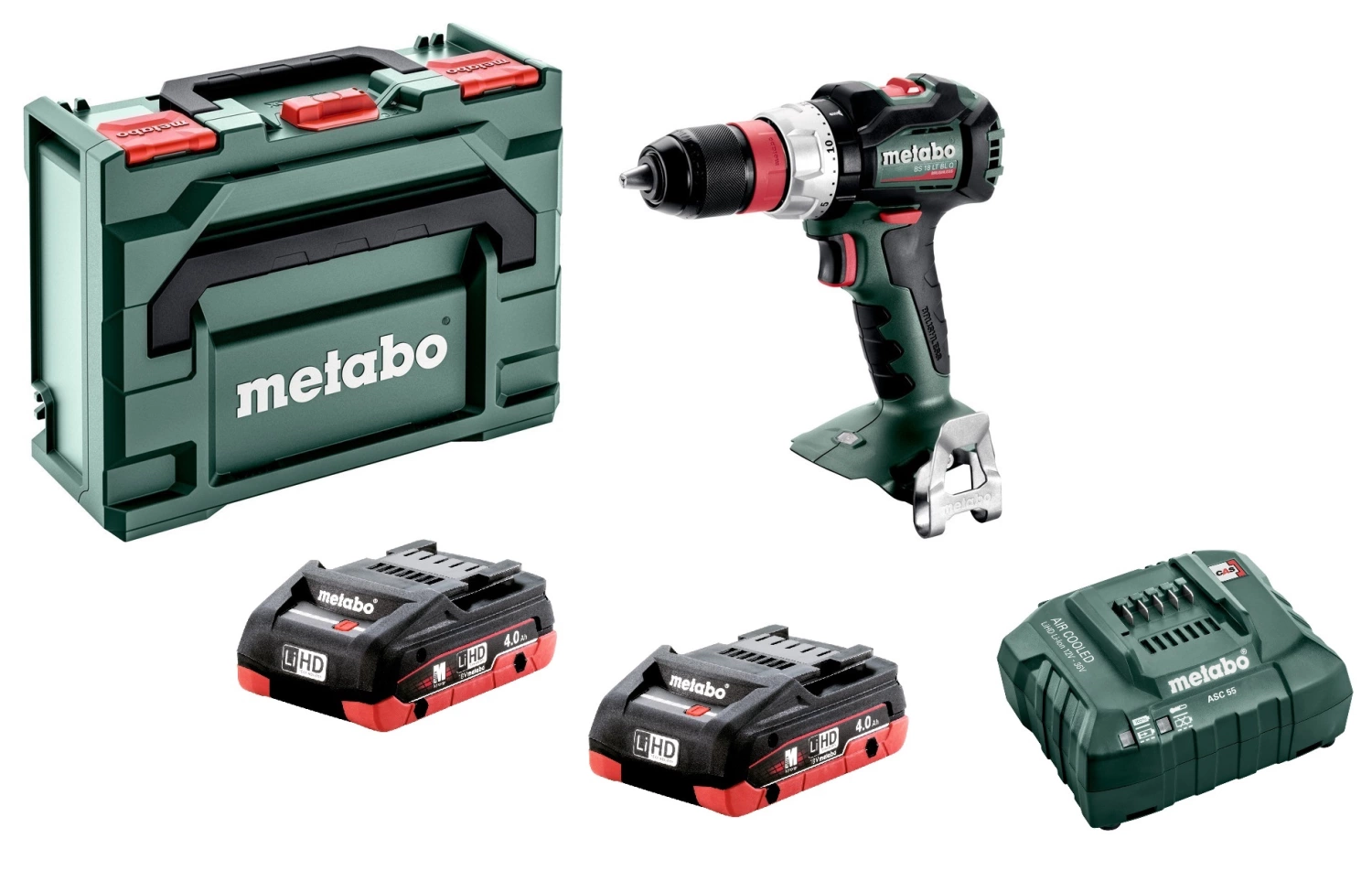 Metabo BS 18 LT BL Q 18V LiHD accu boor-/schroefmachine set in metaBOX (2x 4,0Ah accu) - koolborstelloos
