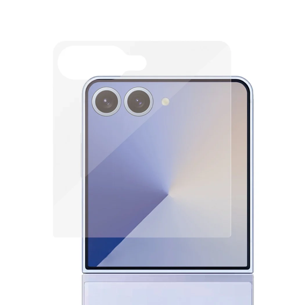 Samsung Galaxy Z Flip7 Antibakterielles Classic Fit Sub Screen Panzer Glas Displayschutz Case Friendly (PG41053)