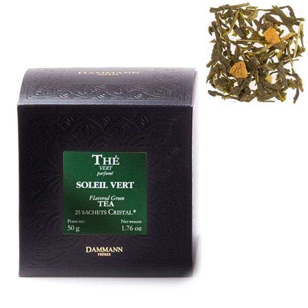 Thé vert Soleil vert - sachet cristal - Dammann Frères