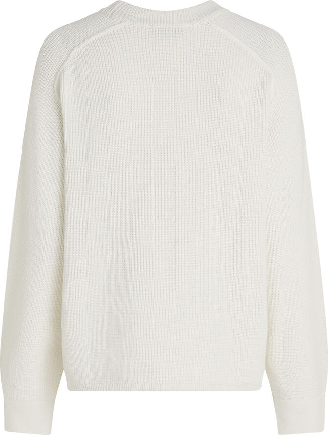 Tommy Hilfiger CO CARDI STITCH C-NK LS SWT Ivory petal