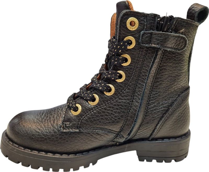 Develab 42950 922 Black Meisjes Veterlaarzen - Zwart