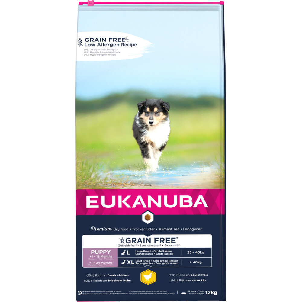 Eukanuba Dog Junior Grainfree Chicken Large12 kg