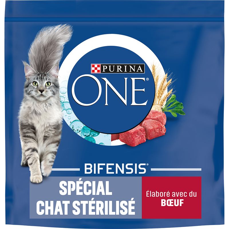 PURINA ONE Chat Stérilisé au bœuf à prix discount sur bitiba.fr
