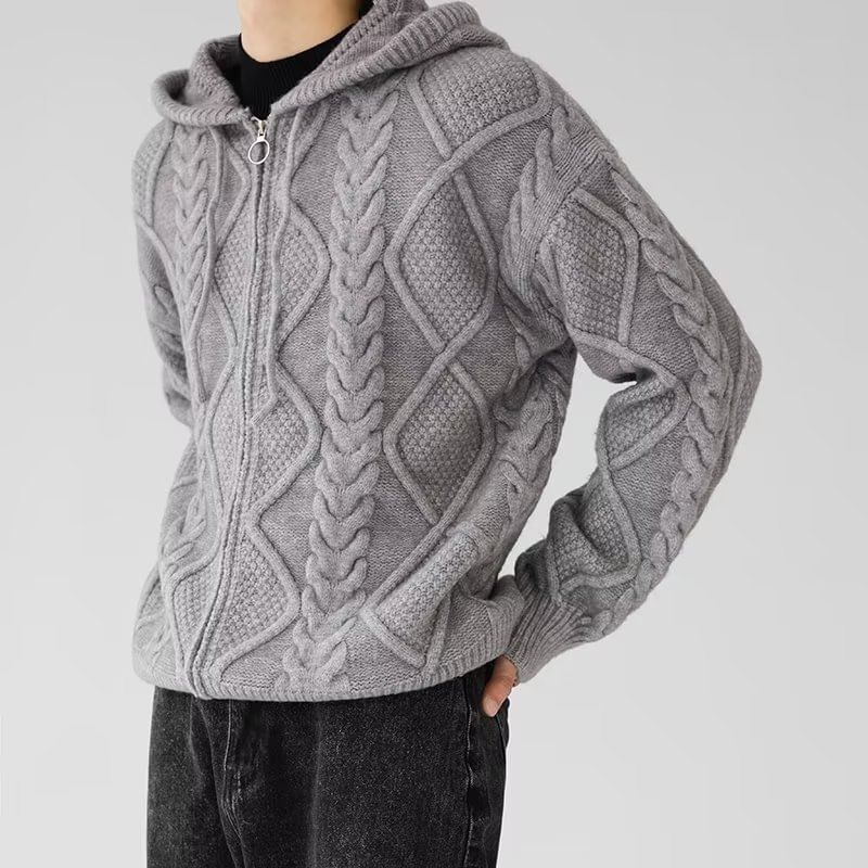 DuckleBeam - Effen oversized hoodie met rits