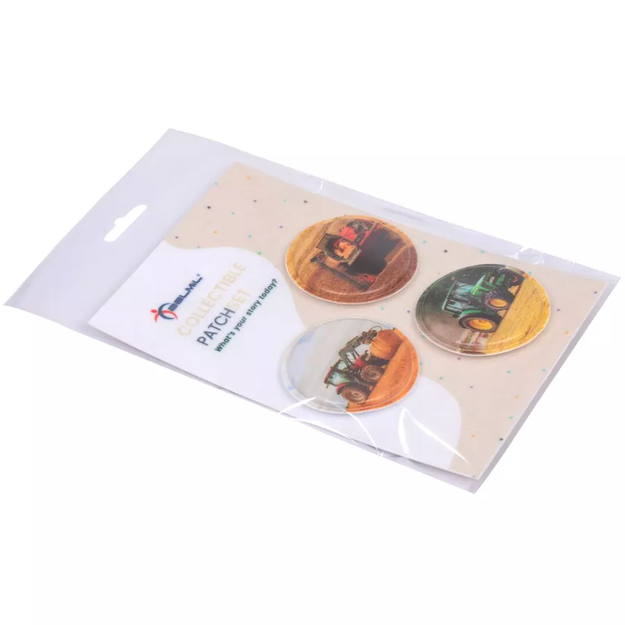 Belmil Patch Belmil Patches mit Klettverschluss Set 3-teilig Farm