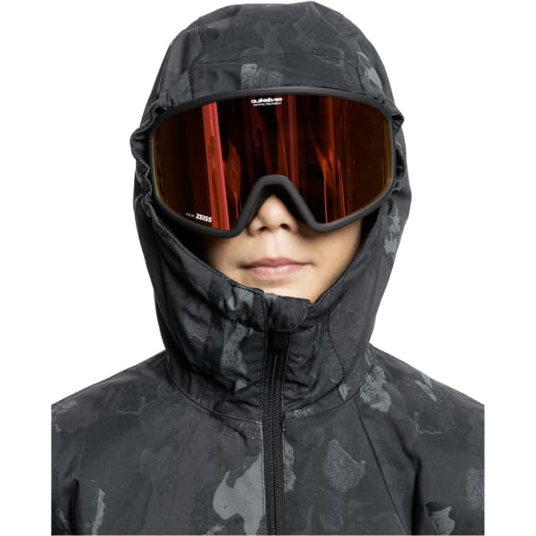 Veste de ski QUIKSILVER MISSION PRINTED YTH JK NATURE ZOOM DARK SHADOW