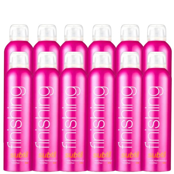 Pack 12 laques Finishing Subtil 250ML