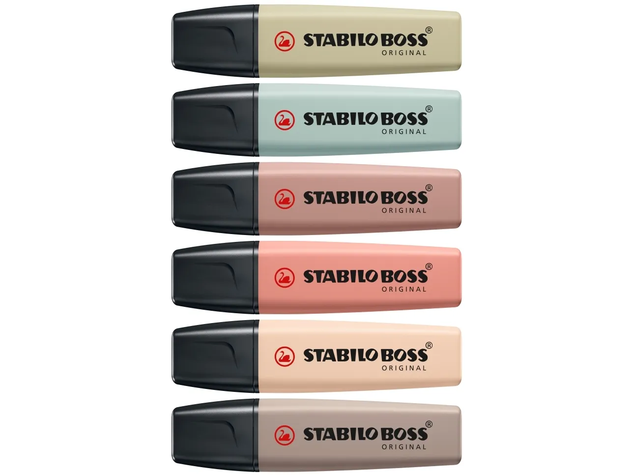 Stabilo Boss® Original Nature Colors 6 stk.