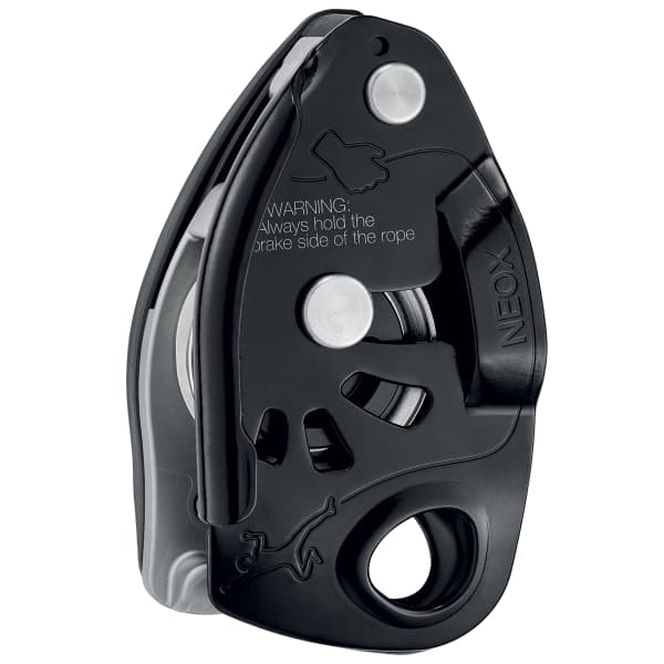 Assureur descendeur escalade PETZL NEOX BLACK