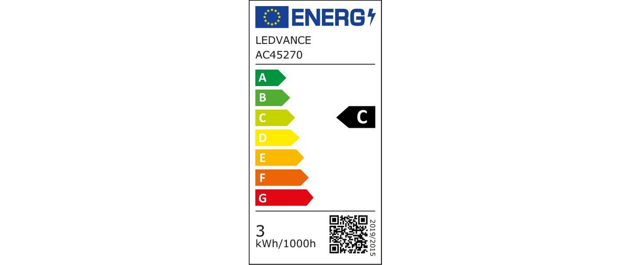 LED CLASSIC B ENERGY EFFICIENCY C DIM 2.9W, E14, WarmweissDimmbare LED-Lampen, klassische Minikerzeform, ENERGIEEFIZIENTKLASSE C