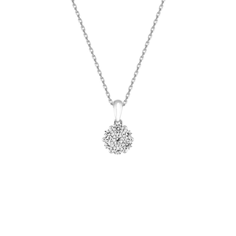 Collier Femme - Oxyde de zirconium - Argent 925 - Longueur : 42 cm