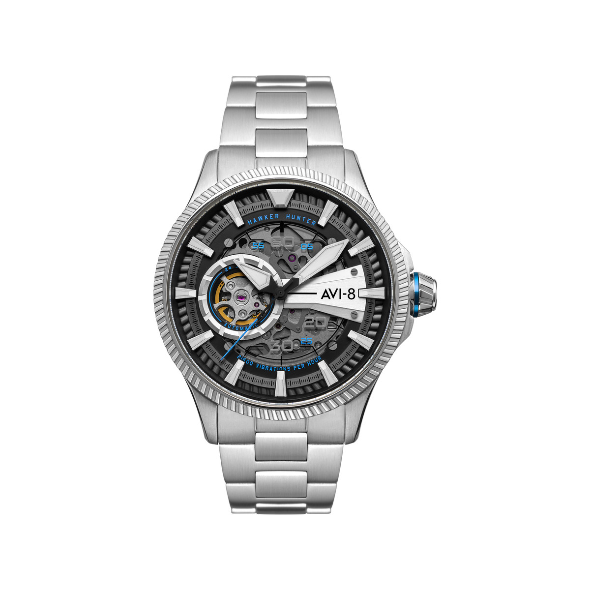 Montre AVI-8 homme automatique acier