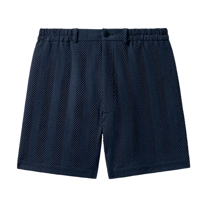 Cordera Short Herringbone | Bleu marine