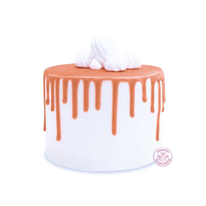Glaçage au chocolat orange 130 g Scrapcooking