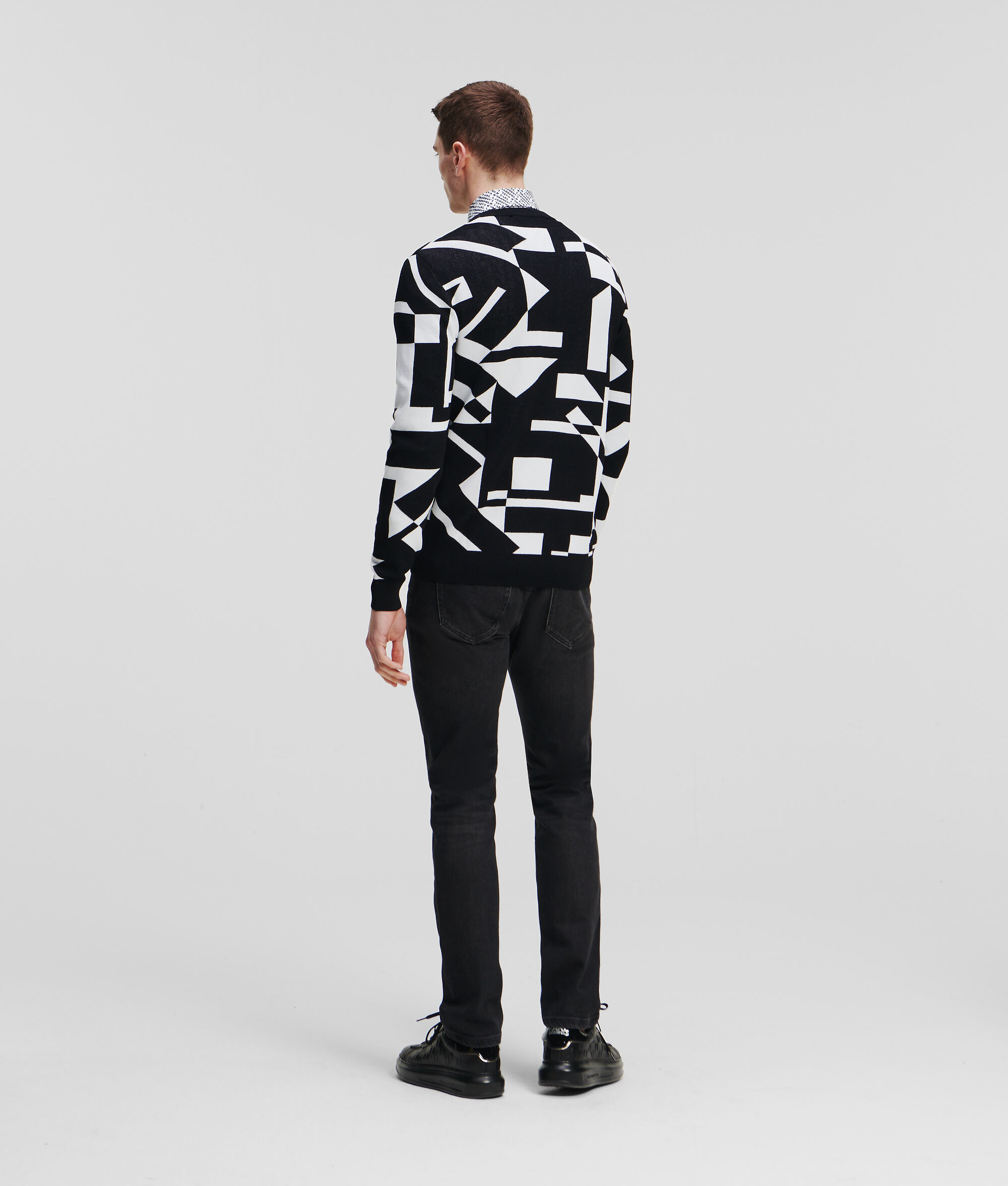 Pull à col rond en tricot
