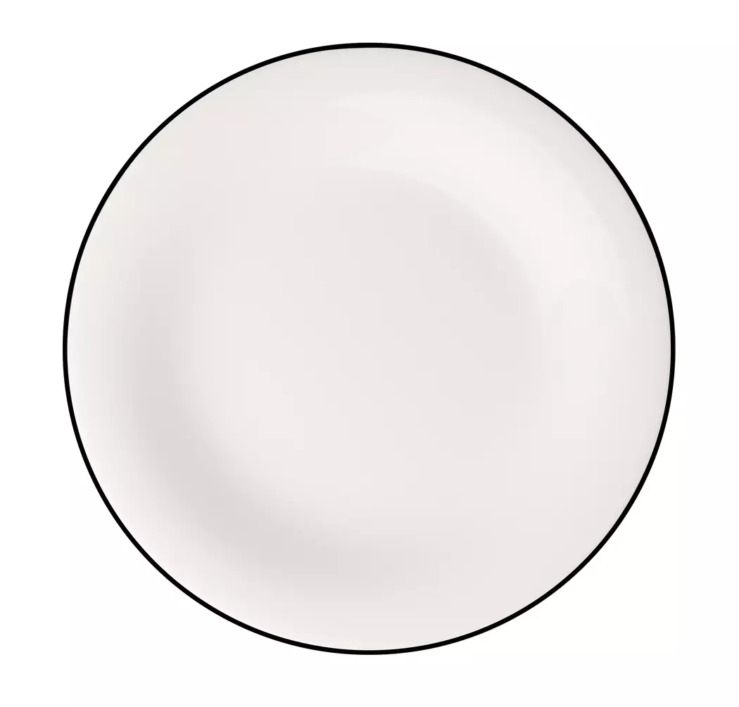 Frühstücksteller Black Lines Ø 21,5 cm