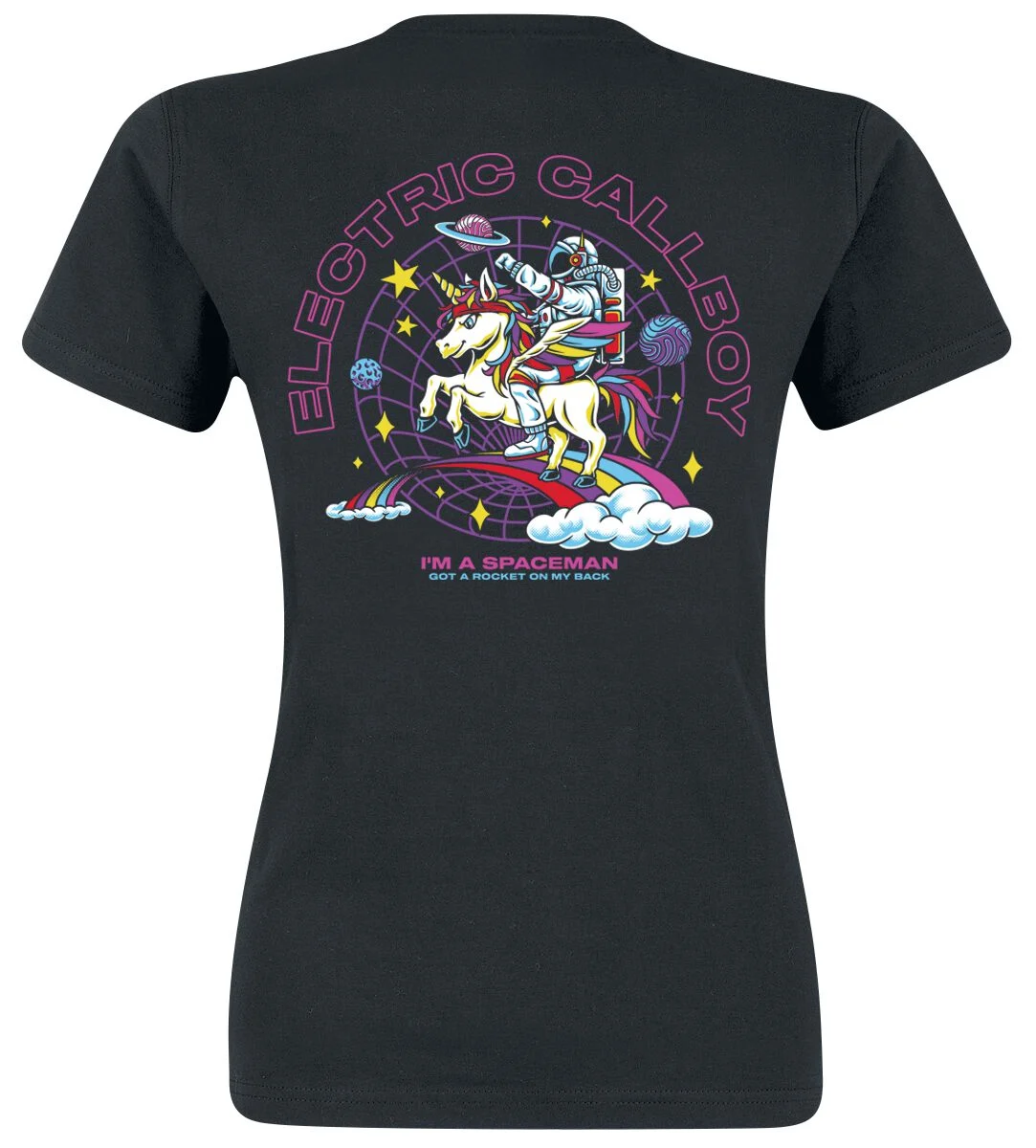 Spaceman Unicorn | Electric Callboy T-Shirt Manches courtes