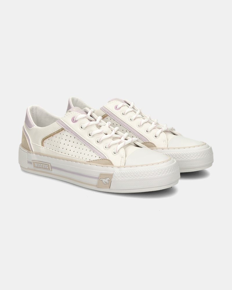 Mustang Lage sneakers  - wit