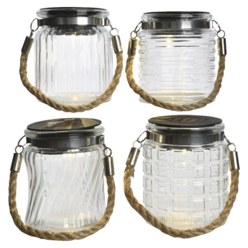 Tafellamp LED solar weckpot 1st.