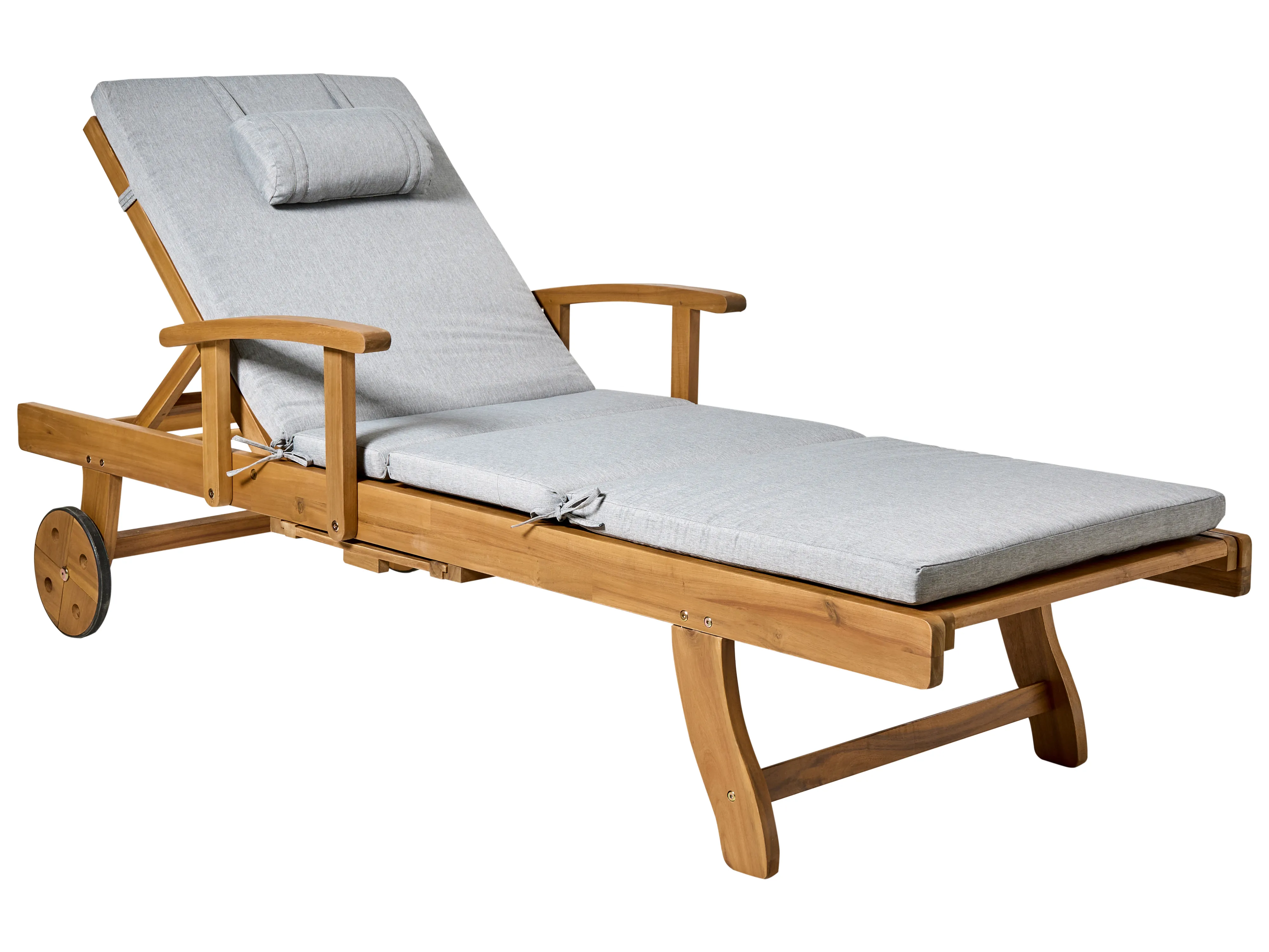 Kussen voor ligstoel TOSCANA/JAVA/AMANTEA PREMIUM 189 x 58 cm Grijs melange