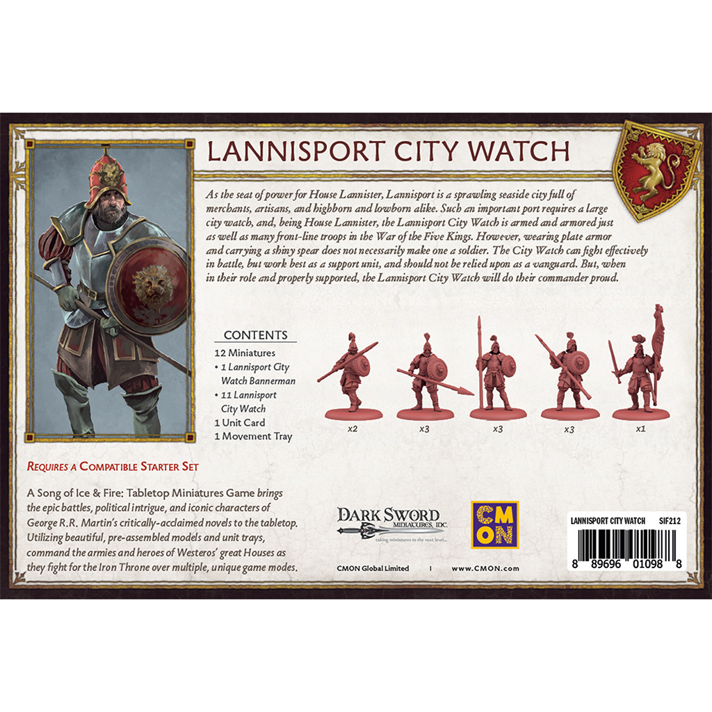 Le Trône de Fer : le Jeu de Figurines - Gardes de Port-Lannis