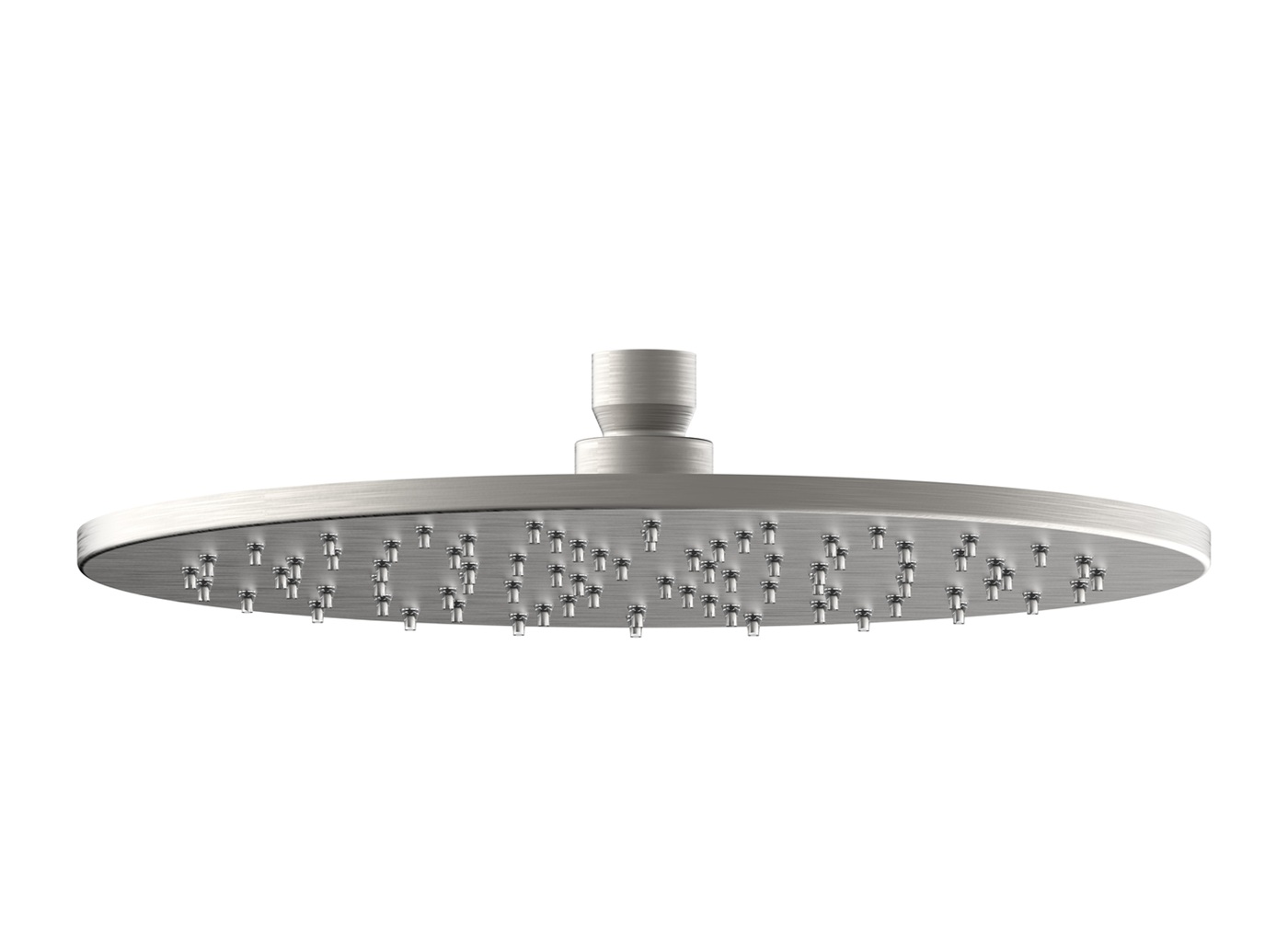 Plieger Monza hoofddouche 25cm geborsteld chroom