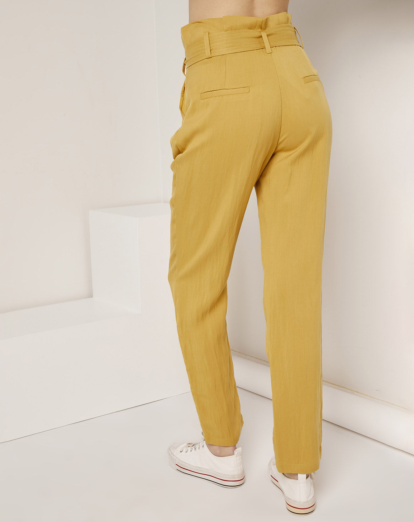 See u Soon Pantalon léger Margot jaune