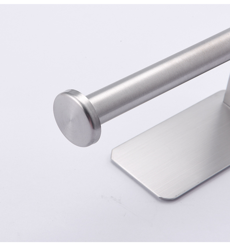Selbstklebende Edelstahl Toiletten Papier Wandhalterung - Silber