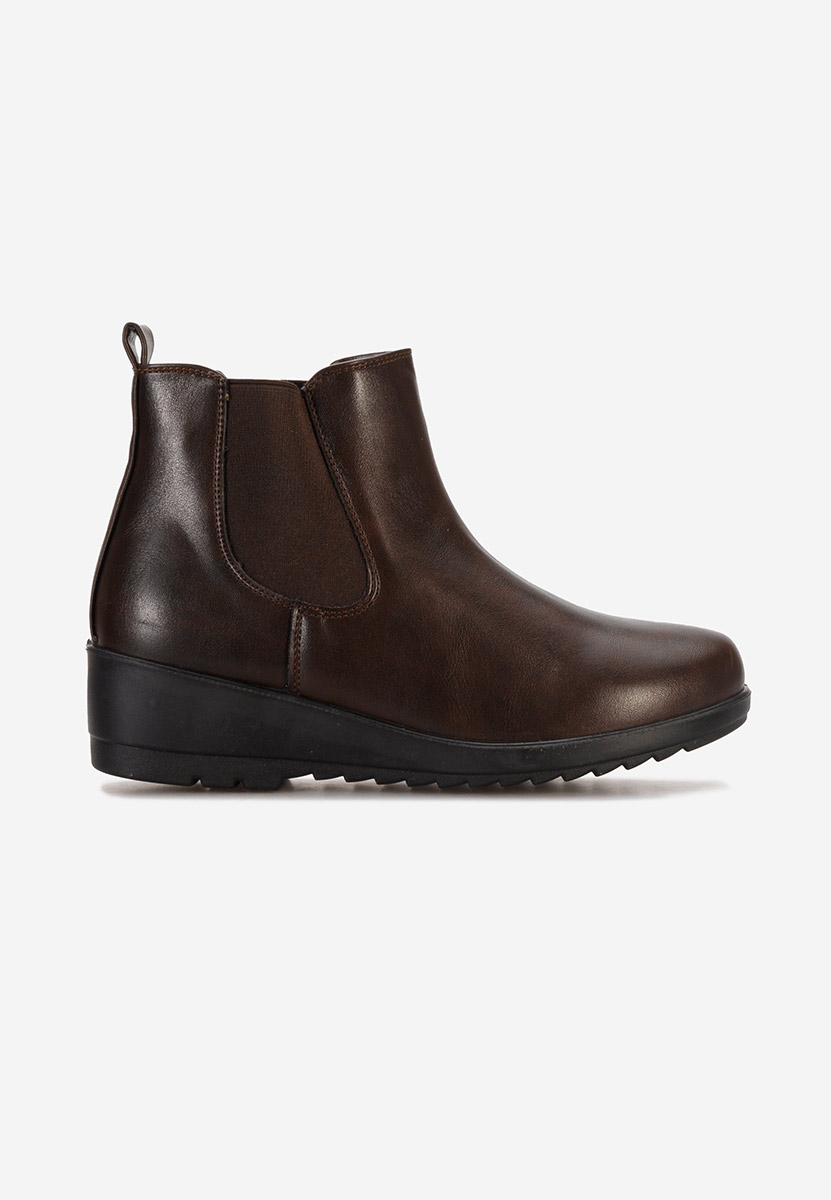 Bottines compensées bruns Eluisa