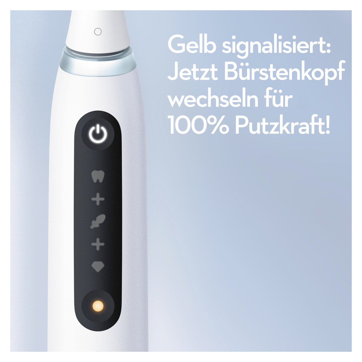 Oral-B iO Series 5, elektrische Zahnbürste mit Magnet-Technologie, 5 Putzmodi, LED-Anzeige & Reiseetui, Quite White