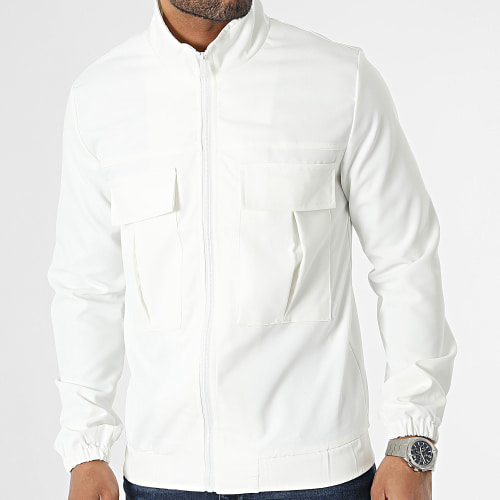 Veste Zippée Blanc