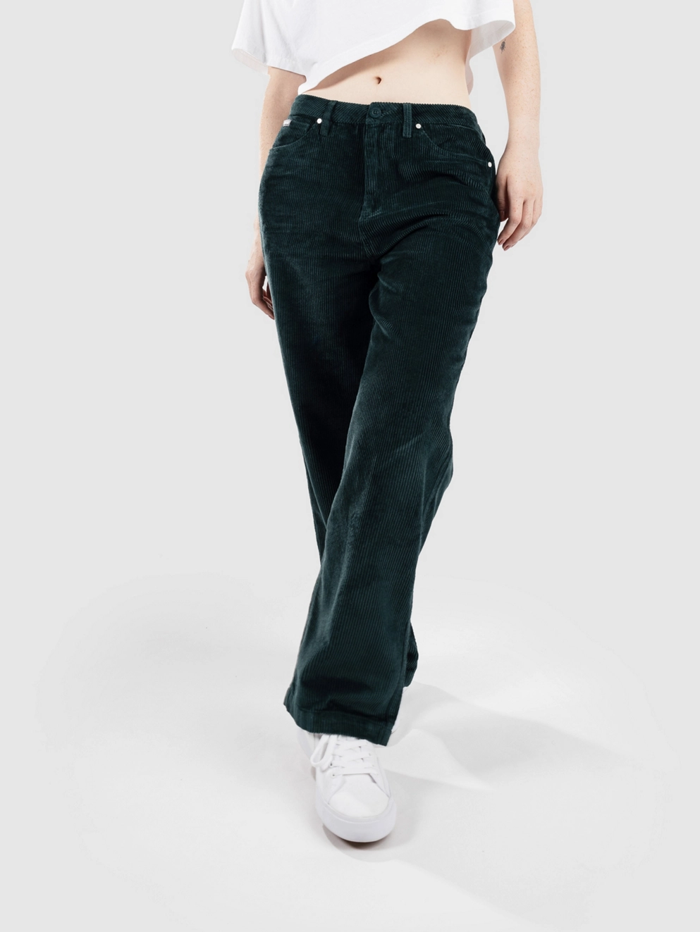 Santa Cruz Strip Cord Baggy Pants emerald