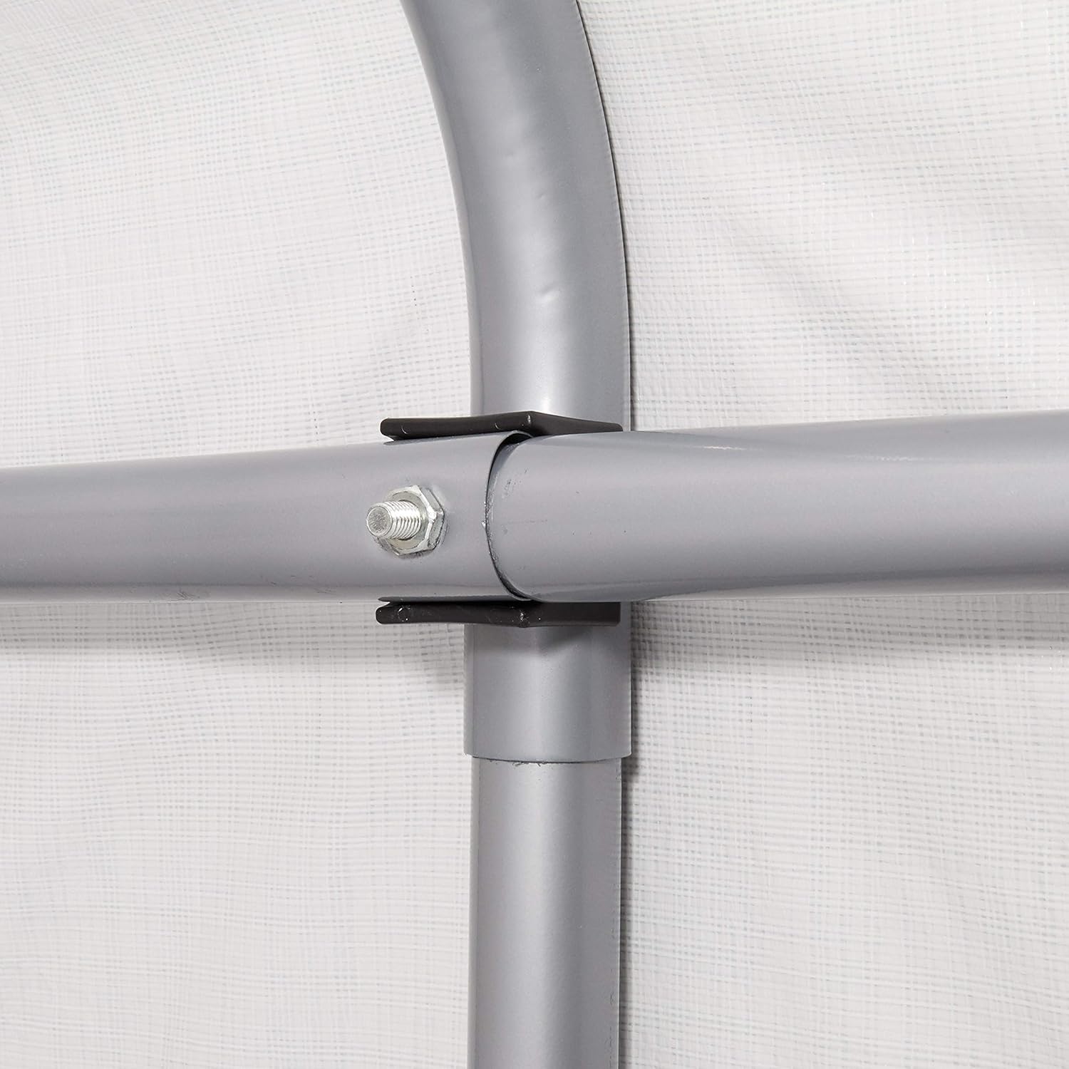 TOOLPORT Garagenzelt Carport 3,3 x 4,7 m Dunkelgrün – Weidezelt & Unterstand – PE-Plane 450 N, robuste Stahlrohrkonstruktion, wetterfester Schutz für Auto, Garten & Maschinen