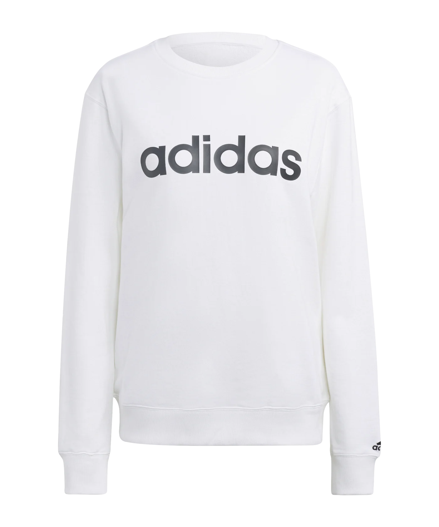 adidas Essentials Linear French Terry Sweatshirt White