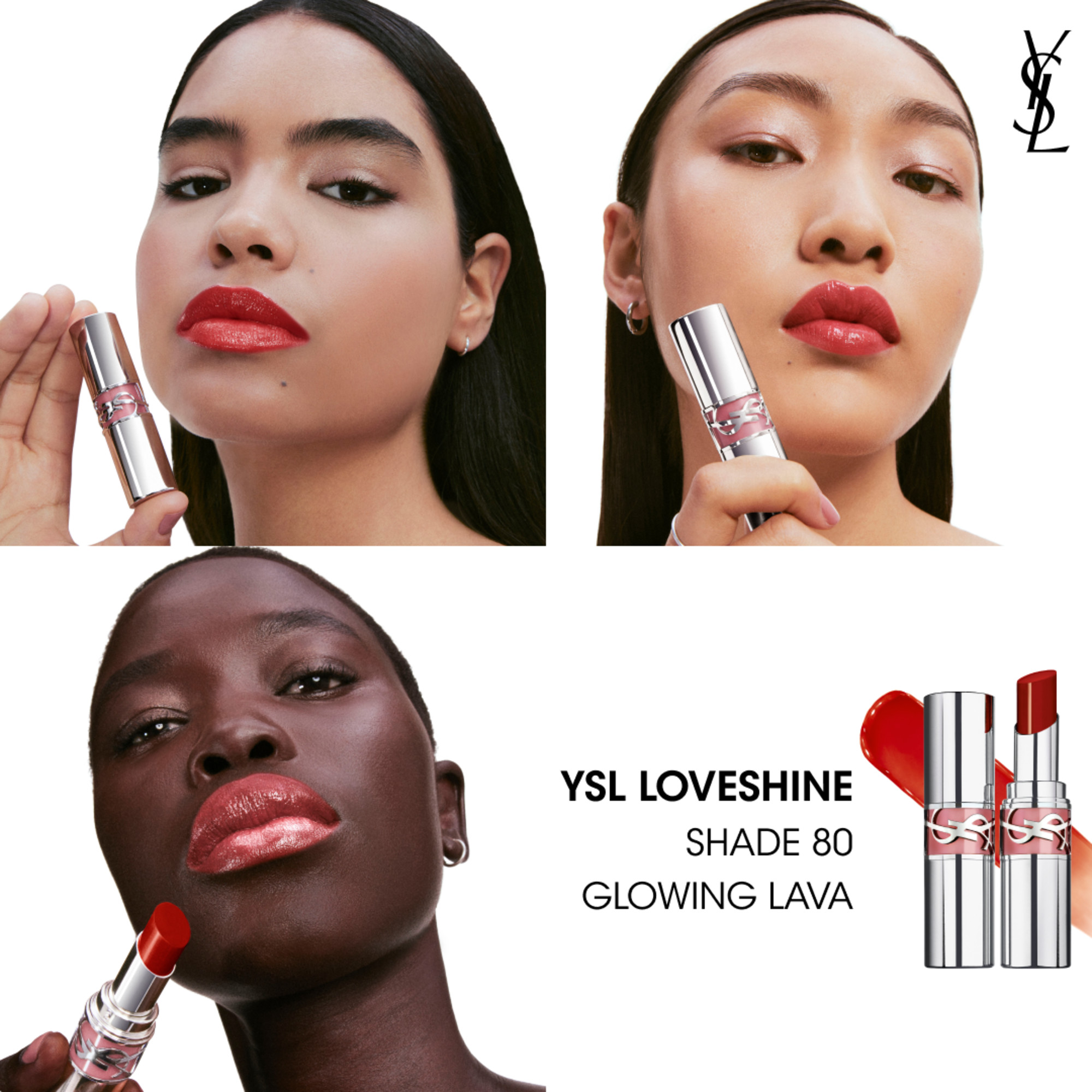 YVES SAINT LAURENT Loveshine Rouge Volupte Shine Lippenstift 80 3.2 g