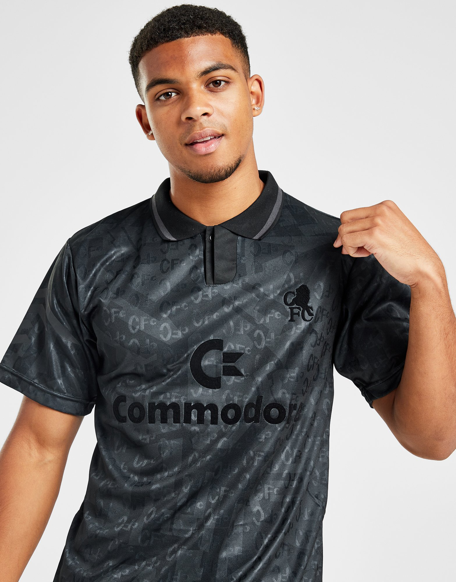 Score Draw Maillot Rétro Chelsea FC '92 Black Out Homme