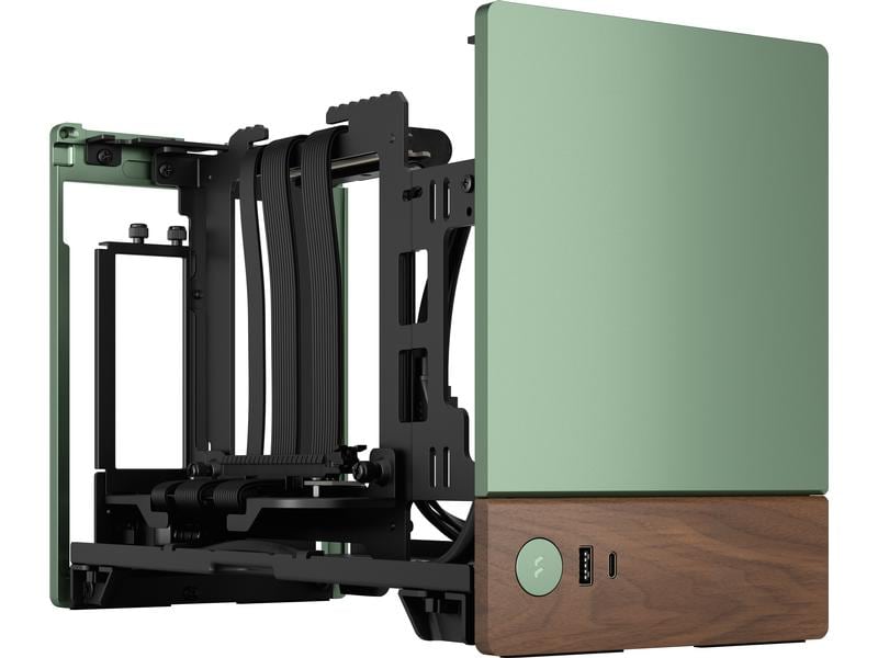 Fractal Design PC-Gehäuse Terra Jade Kompaktes Mini-ITX Gehäuse mit stilvoller, moderner Optik