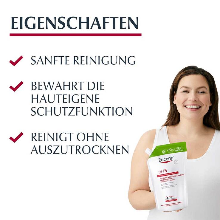 Eucerin pH5 Waschlotion empfindliche Haut, 750 ml
