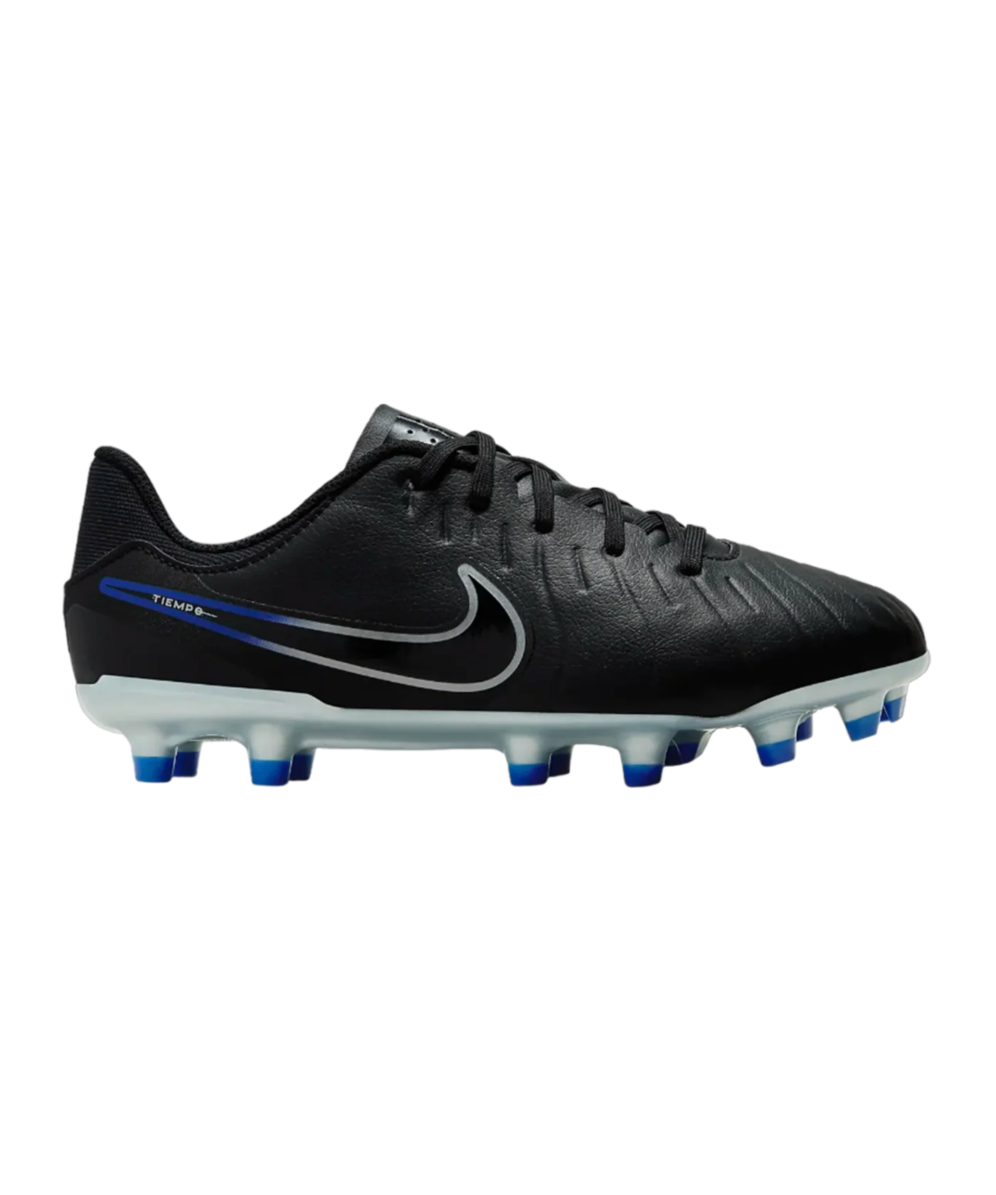 Nike Jr Tiempo Legend X Academy FG/MG Shadow Kids Schwarz Silber Blau F040