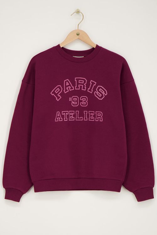 Paarse sweater 