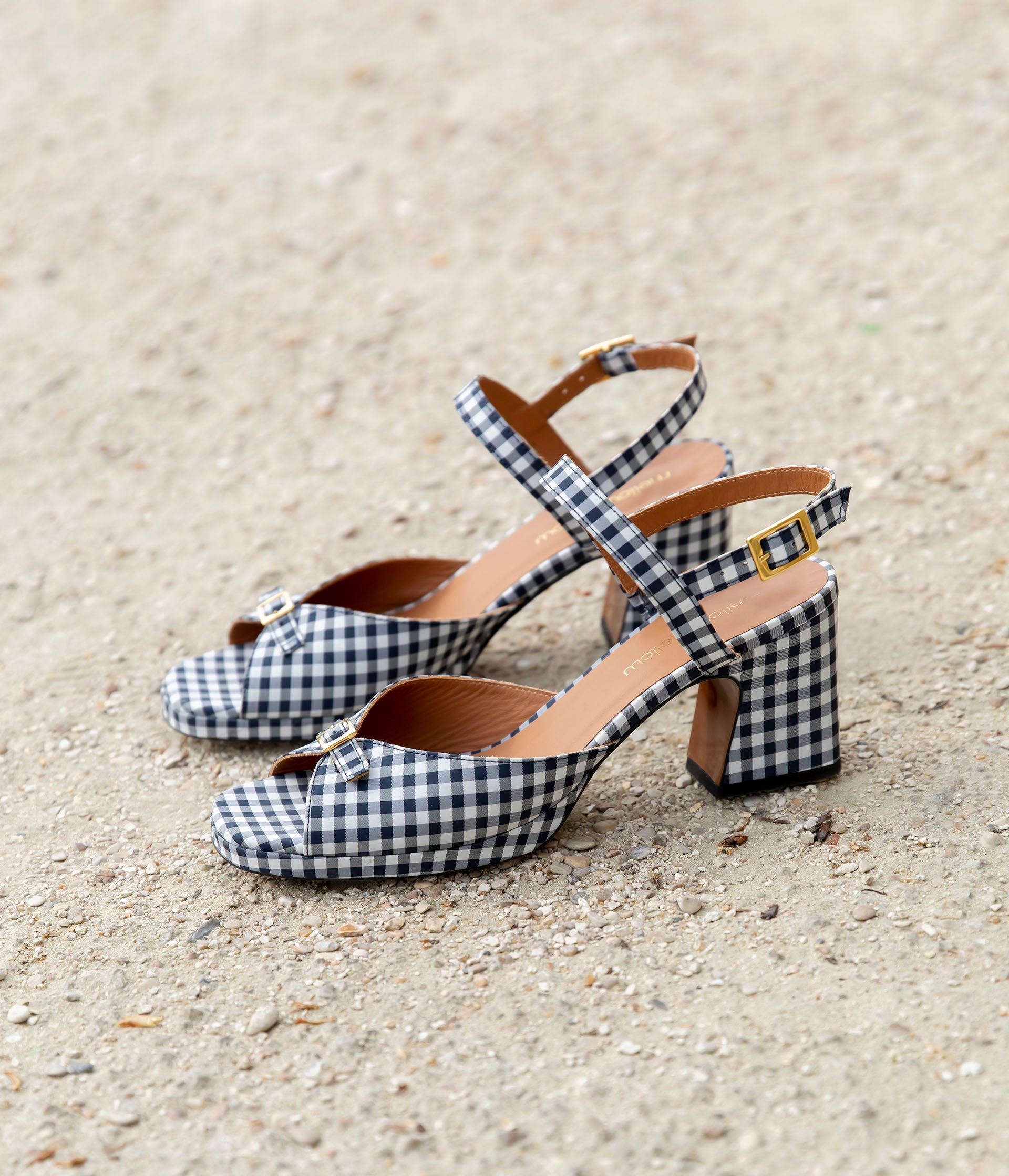Sandales vichy Aline