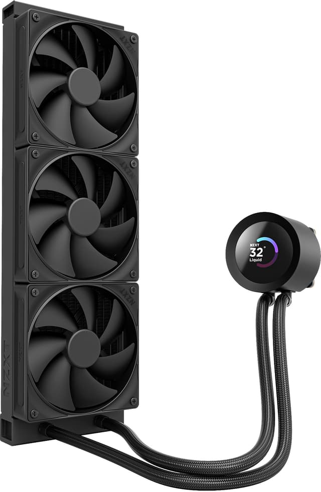 NZXT Kraken Plus 360 AiO-køler (sort)